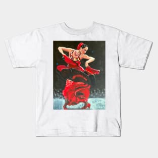 Flamenco dancer Kids T-Shirt